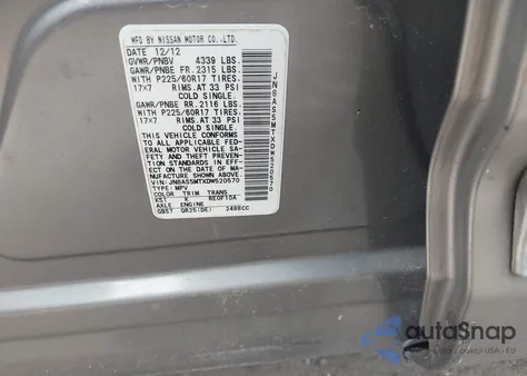 2013 Nissan Rogue Sv from USA, damaged, VIN JN8AS5MTXDW520570